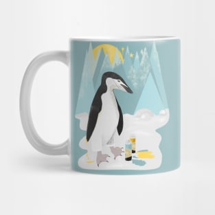 PENGUIN GRAFFITI ARTIST Mug